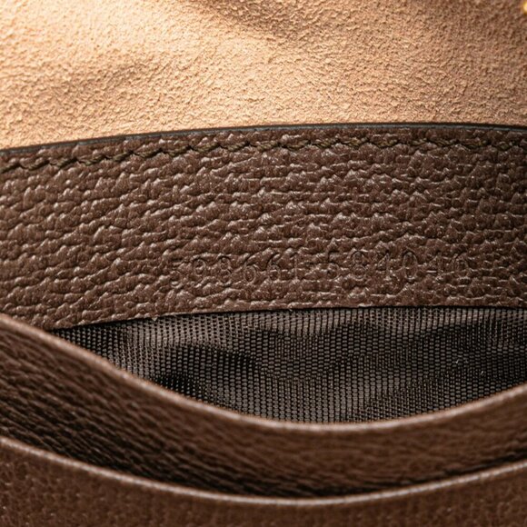 GUCCI Authentic Brown Leather Backpack